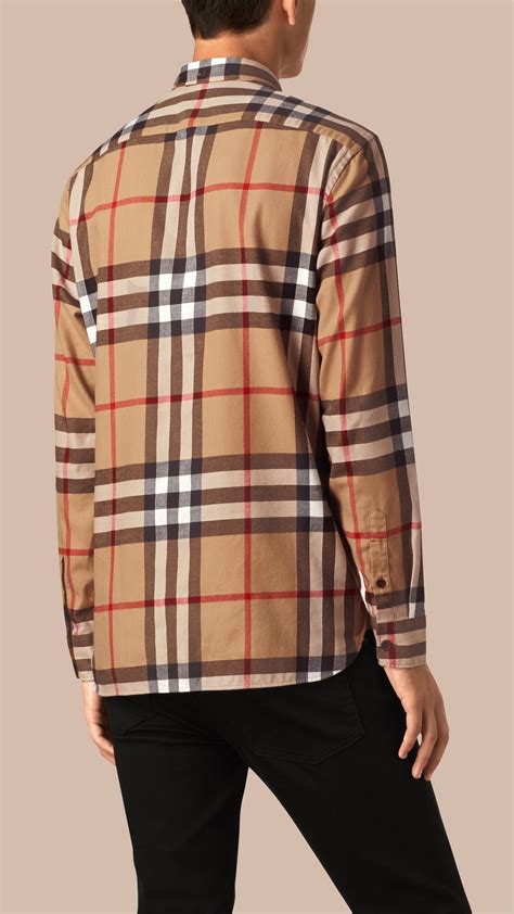 men burberry flannel|Burberry men t shirt outlet.